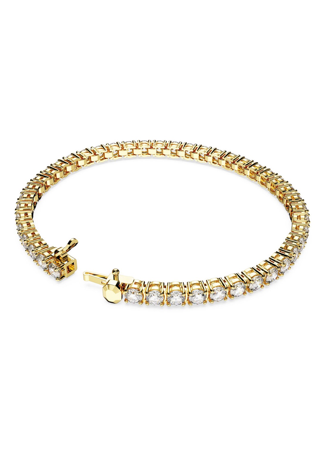 Swarovski RE MATRIX BRACELET S WHITE/GOS - detail 4 goud