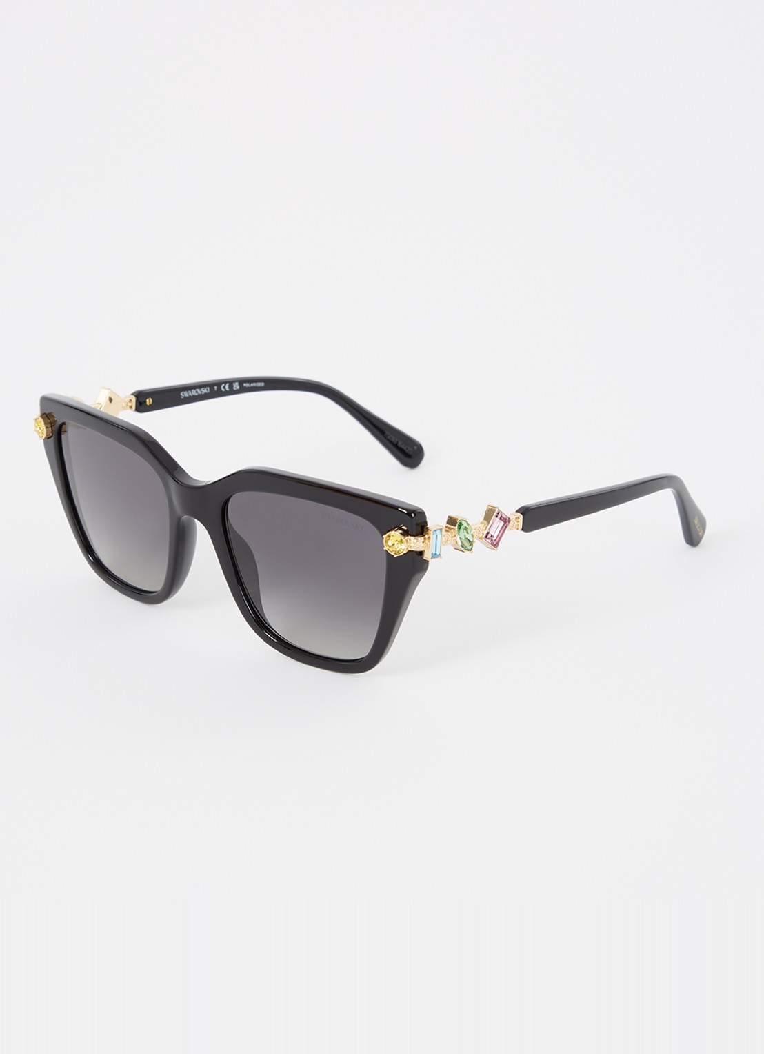 Swarovski Retro zonnebril gepolariseerd SK6041 - voorkant 4 zwart
