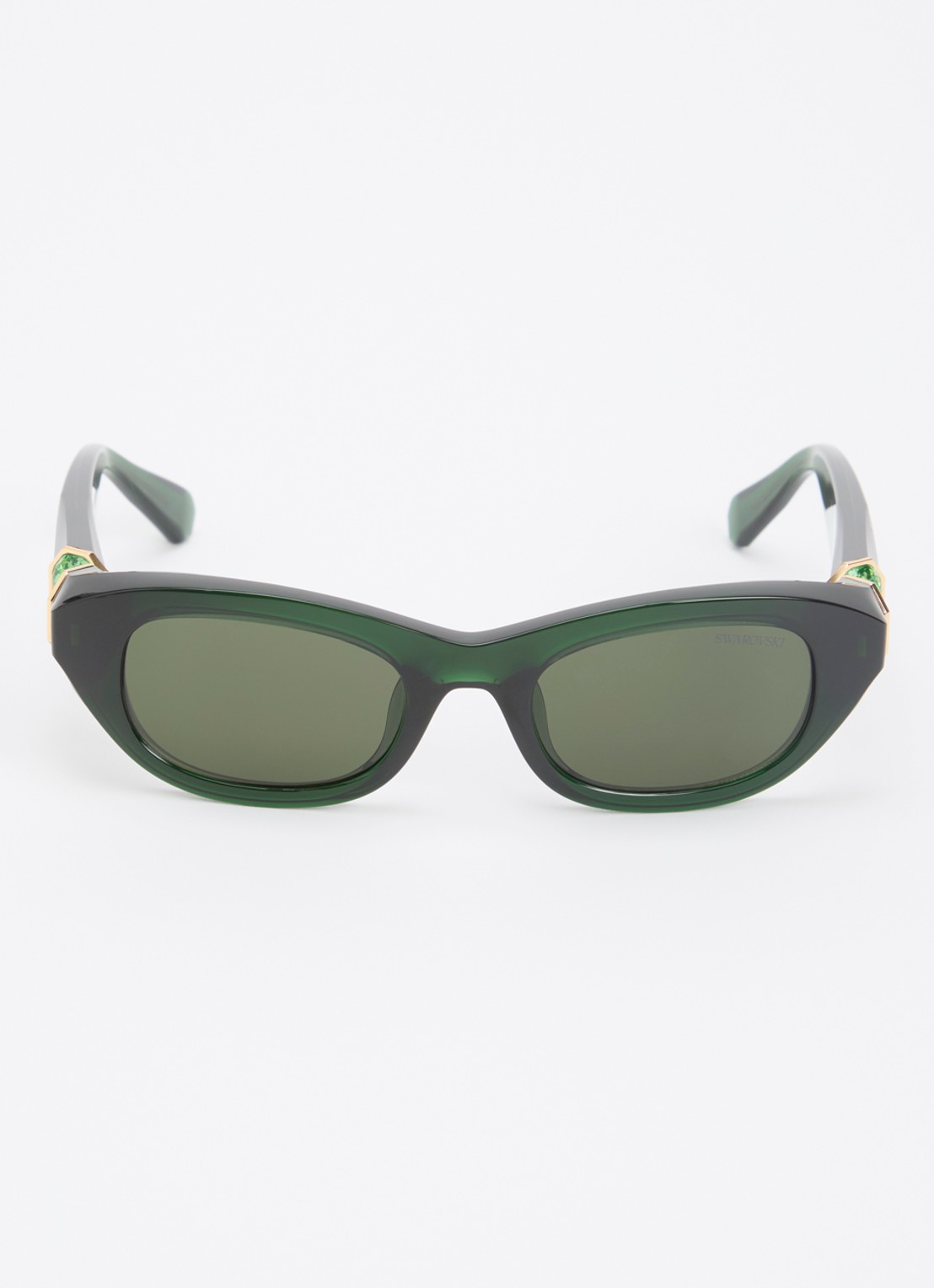 Swarovski Retro zonnebril SK6036U - detail groen