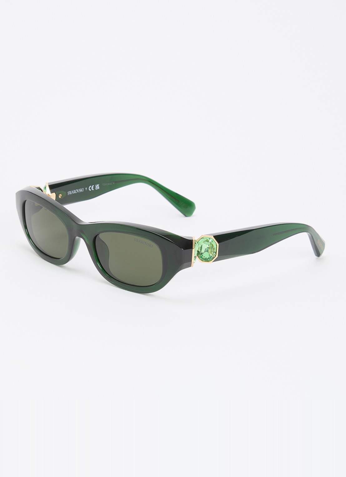Swarovski Retro zonnebril SK6036U - voorkant 4 groen