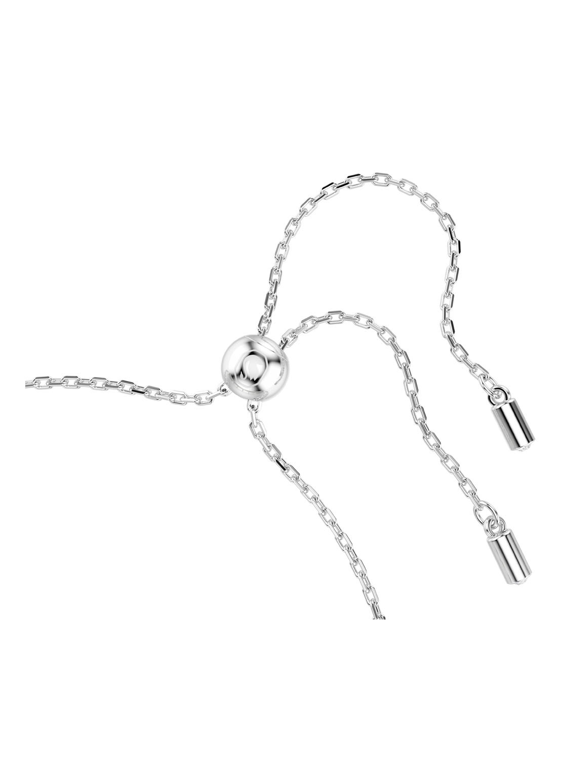 Swarovski SS25 Capsule armband met kristal M - detail 2 zilver