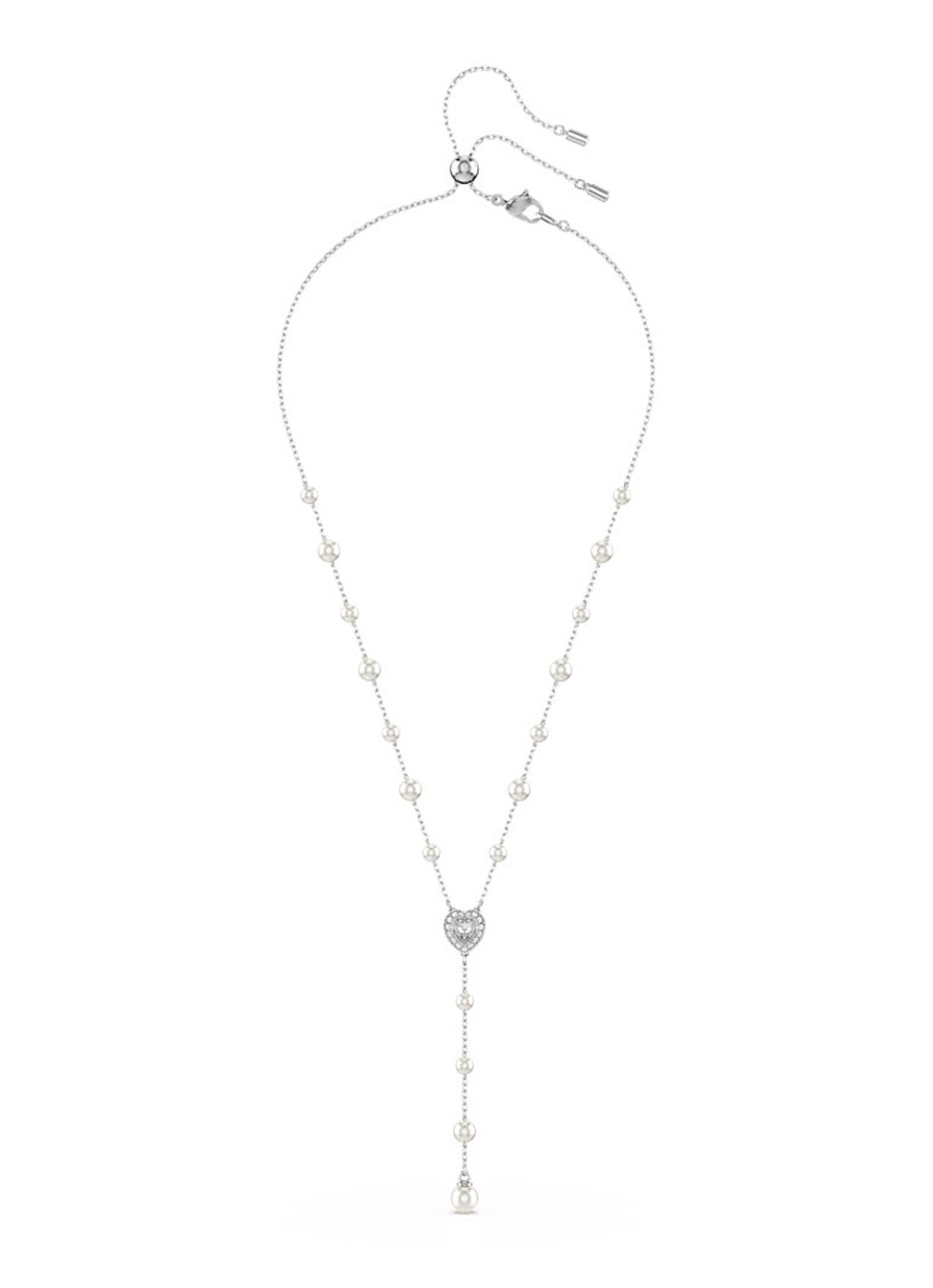 Swarovski SS25 Capsule ketting met hanger - detail 2 zilver