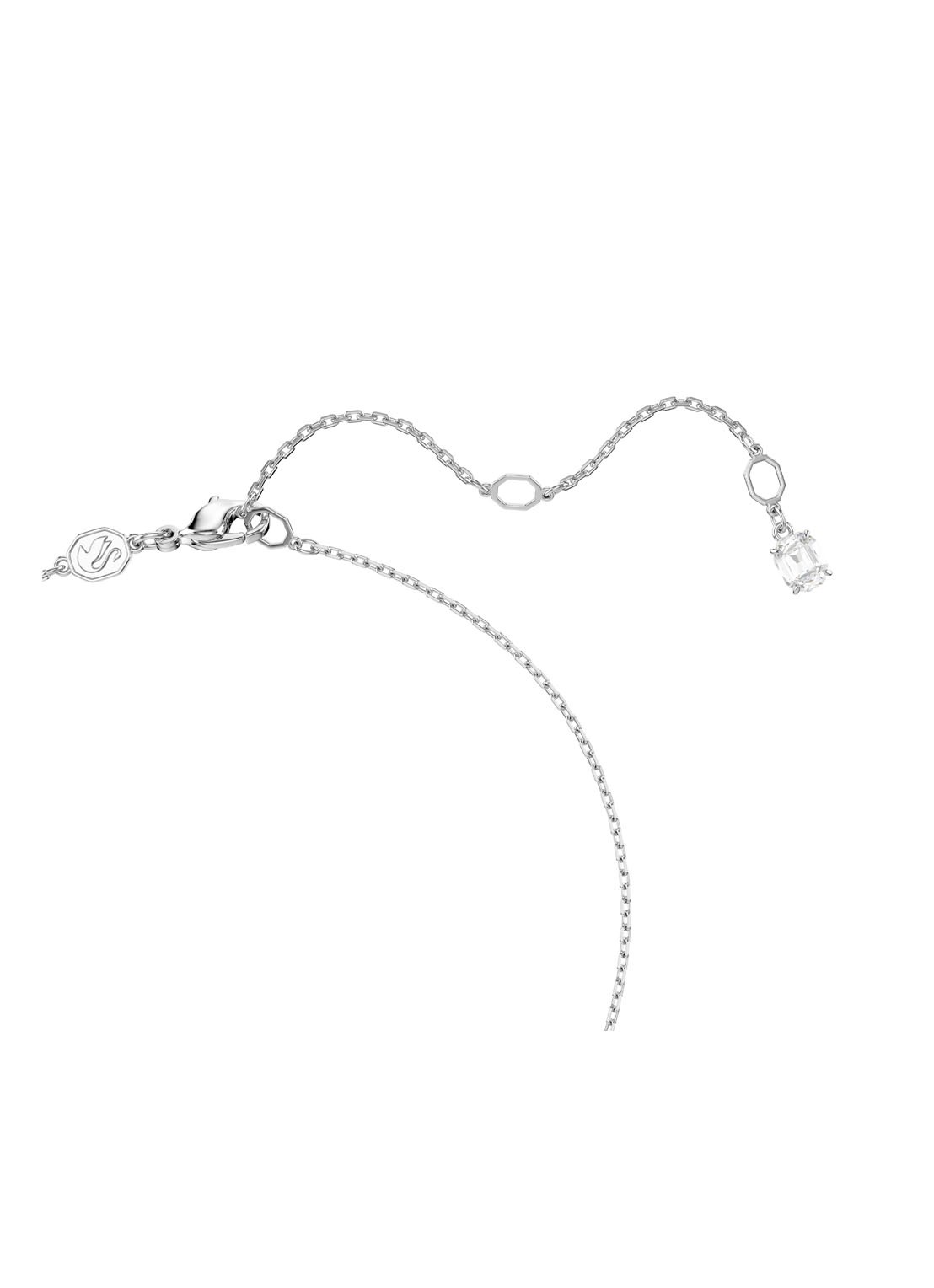 Swarovski SS25 Capsule ketting met kristal  - detail 2 zilver