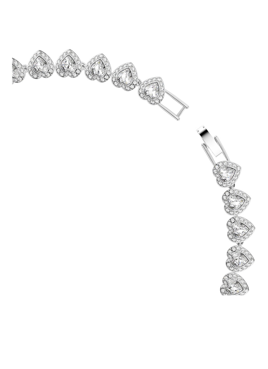 Swarovski SS25 Capsule ketting met kristal  - detail 3 zilver