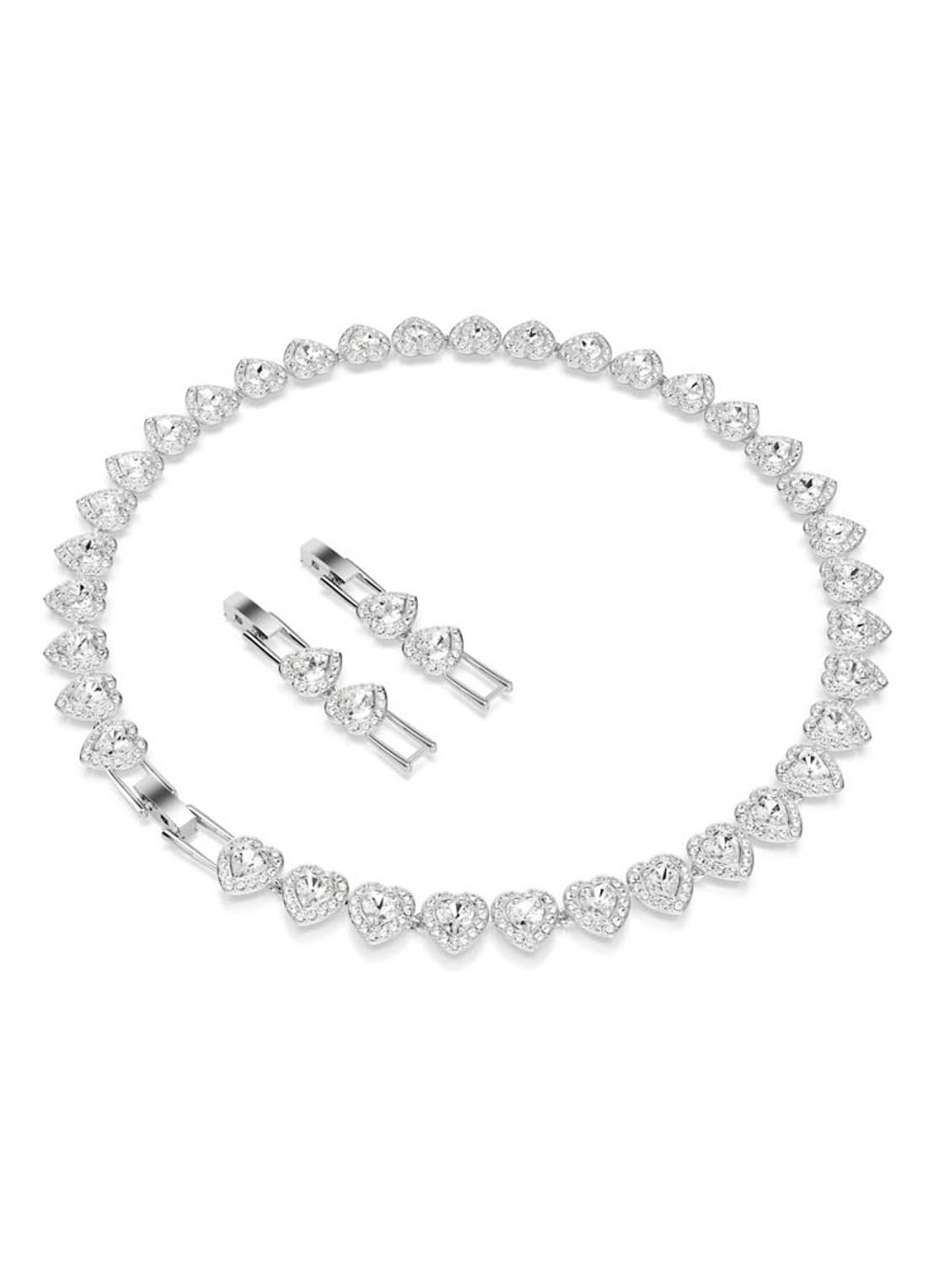 Swarovski SS25 Capsule ketting met kristal  - detail 5 zilver