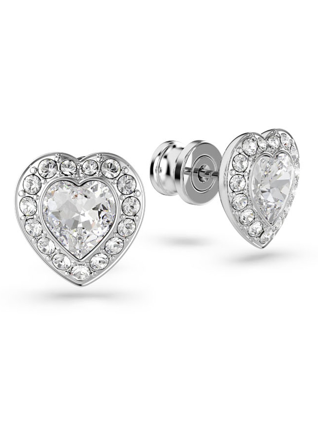 Swarovski SS25 Capsule oorstekers met kristal  - detail 3 zilver