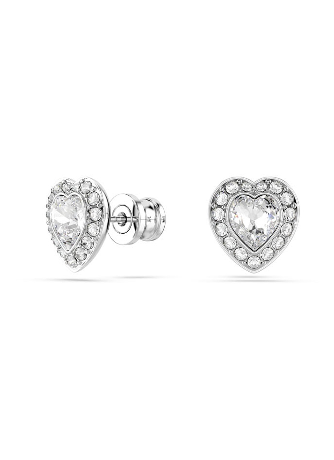 Swarovski SS25 Capsule oorstekers met kristal  - detail 5 zilver