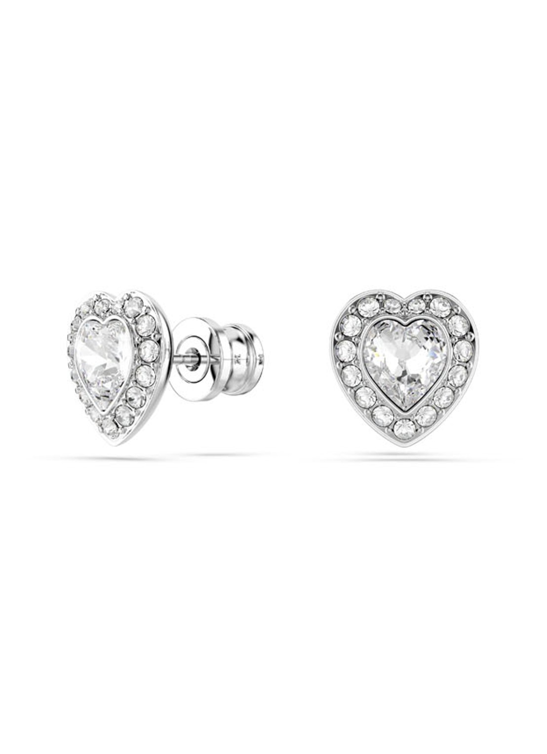 Swarovski SS25 Capsule set van ketting en oorknopjes met kristal - detail 6 zilver