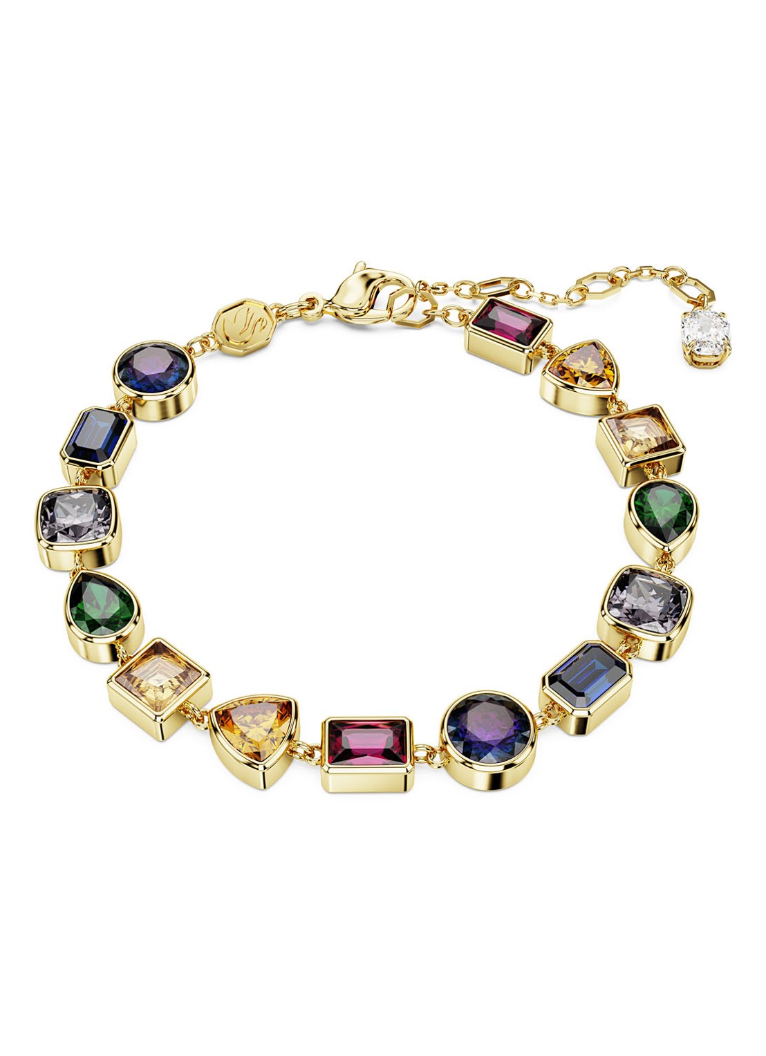 Swarovski Stilla armband M verguld - voorkant goud