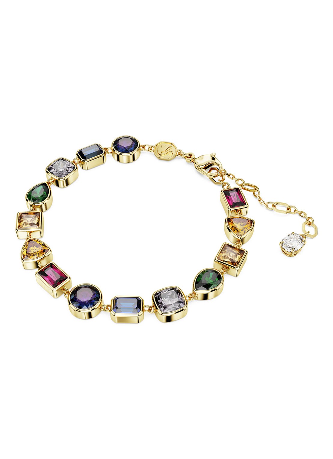Swarovski Stilla armband M verguld - voorkant 2 goud