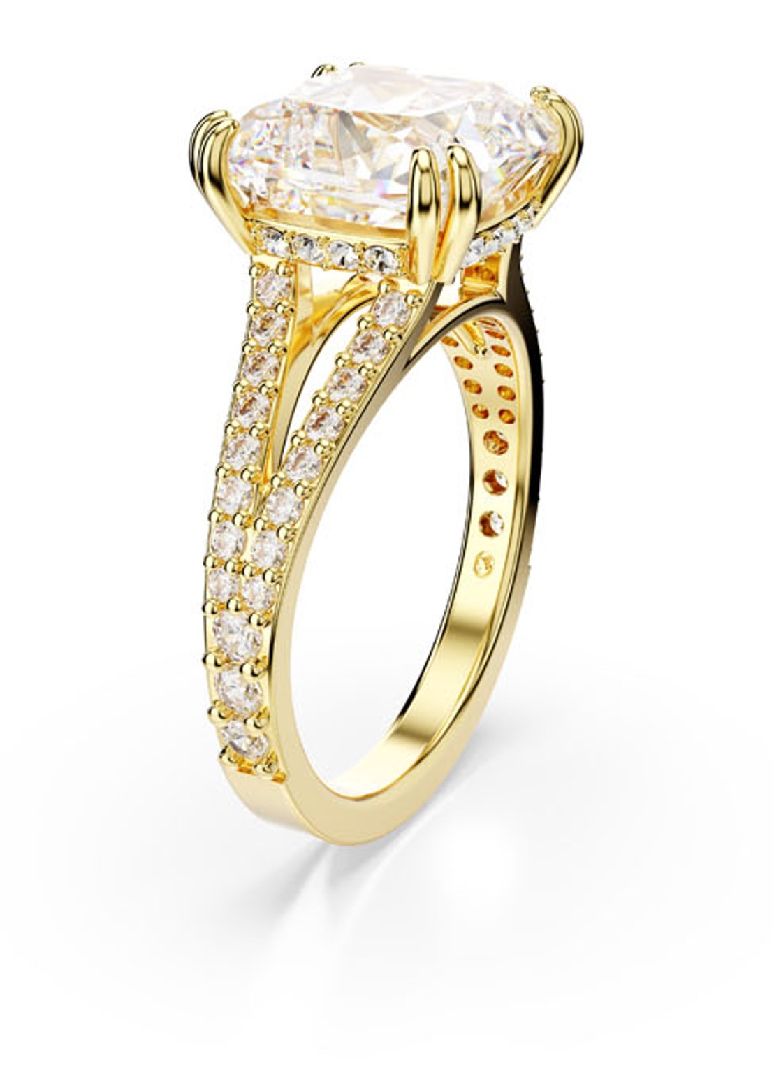 Swarovski Stilla Cocktail ring verguld 52 - detail 2 goud