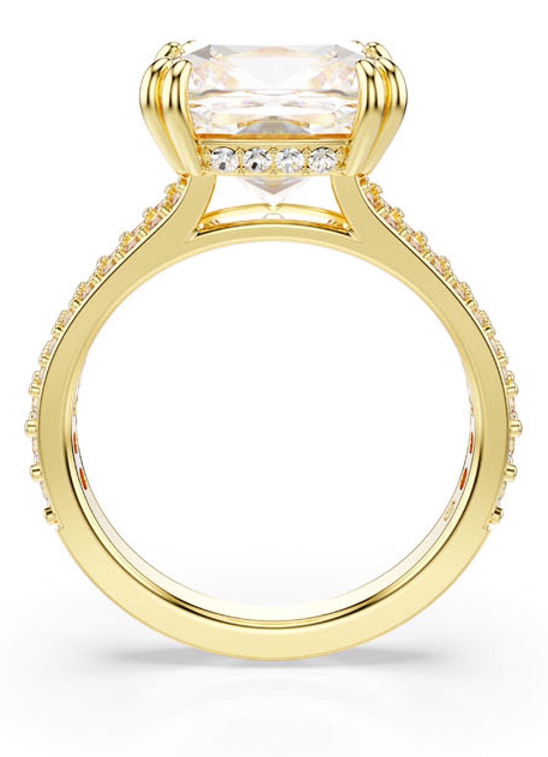 Swarovski Stilla Cocktail ring verguld 55 - detail 4 goud