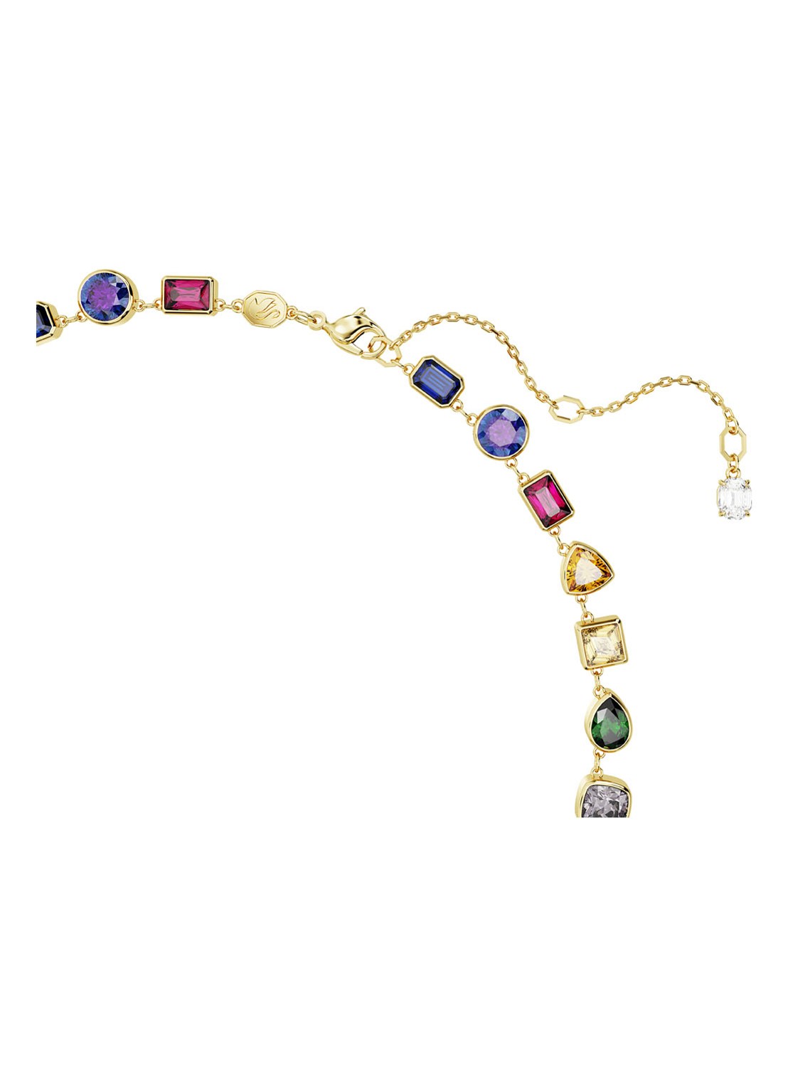 Swarovski Stilla ketting verguld - detail 3 goud