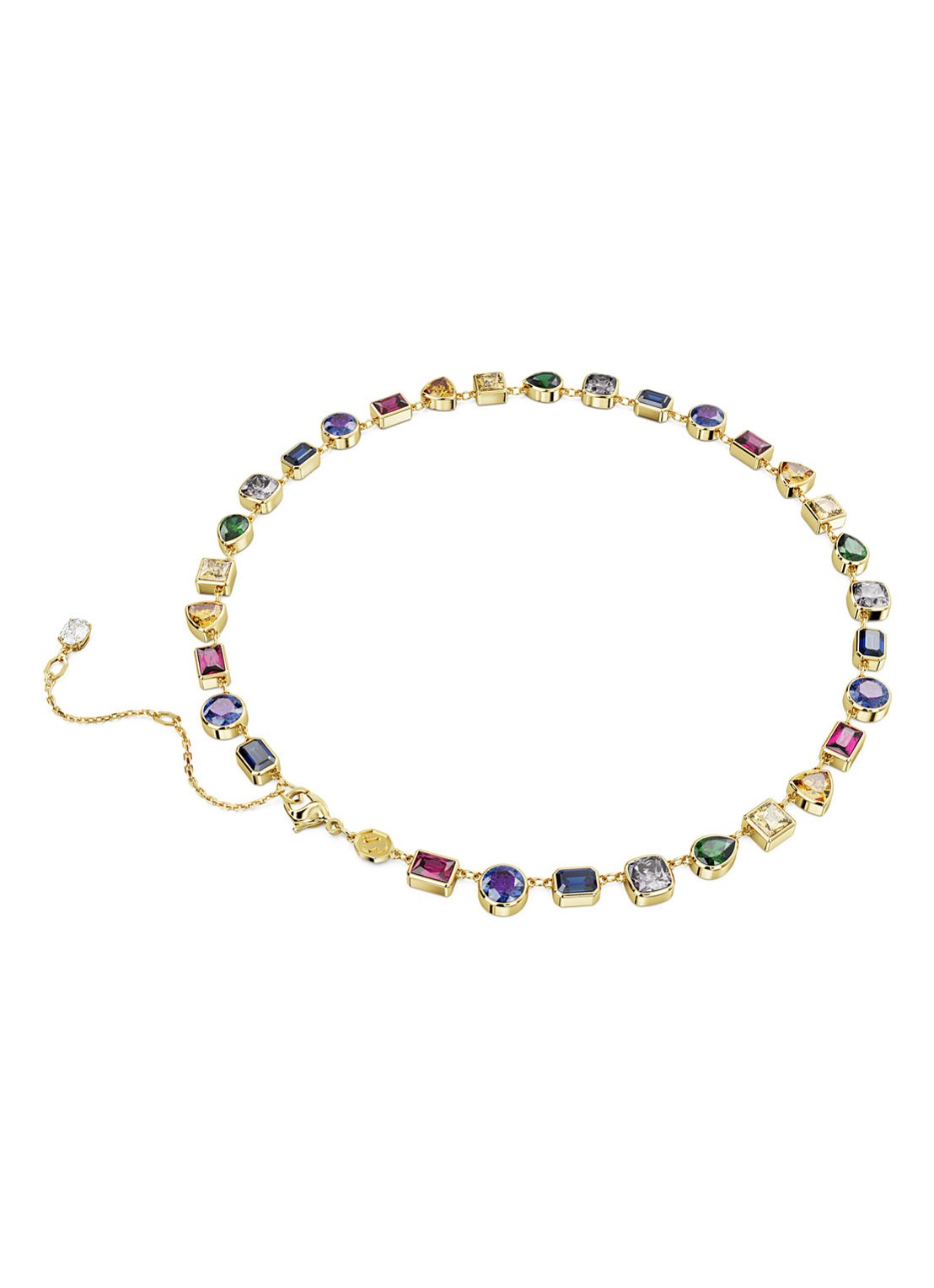 Swarovski Stilla ketting verguld - detail 4 goud