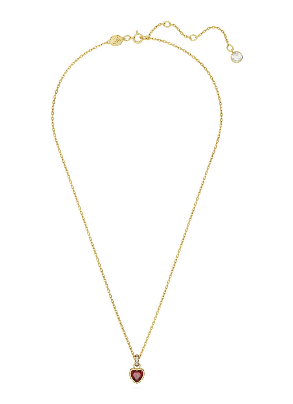 Swarovski STILLA PEND HRT RED/GOS - detail 3 goud
