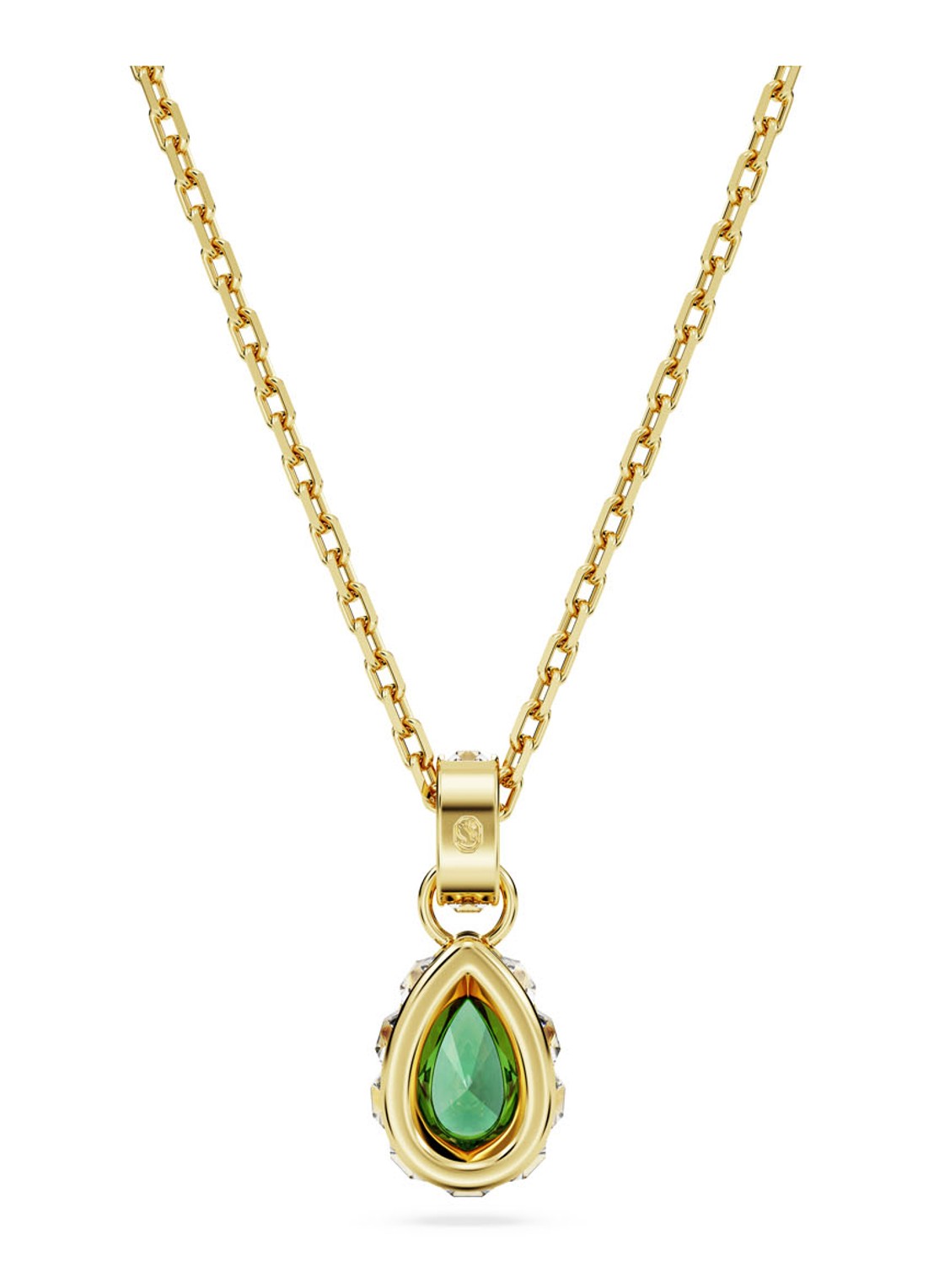 Swarovski STILLA PEND PEAR GRE/GOS - detail 5 goud