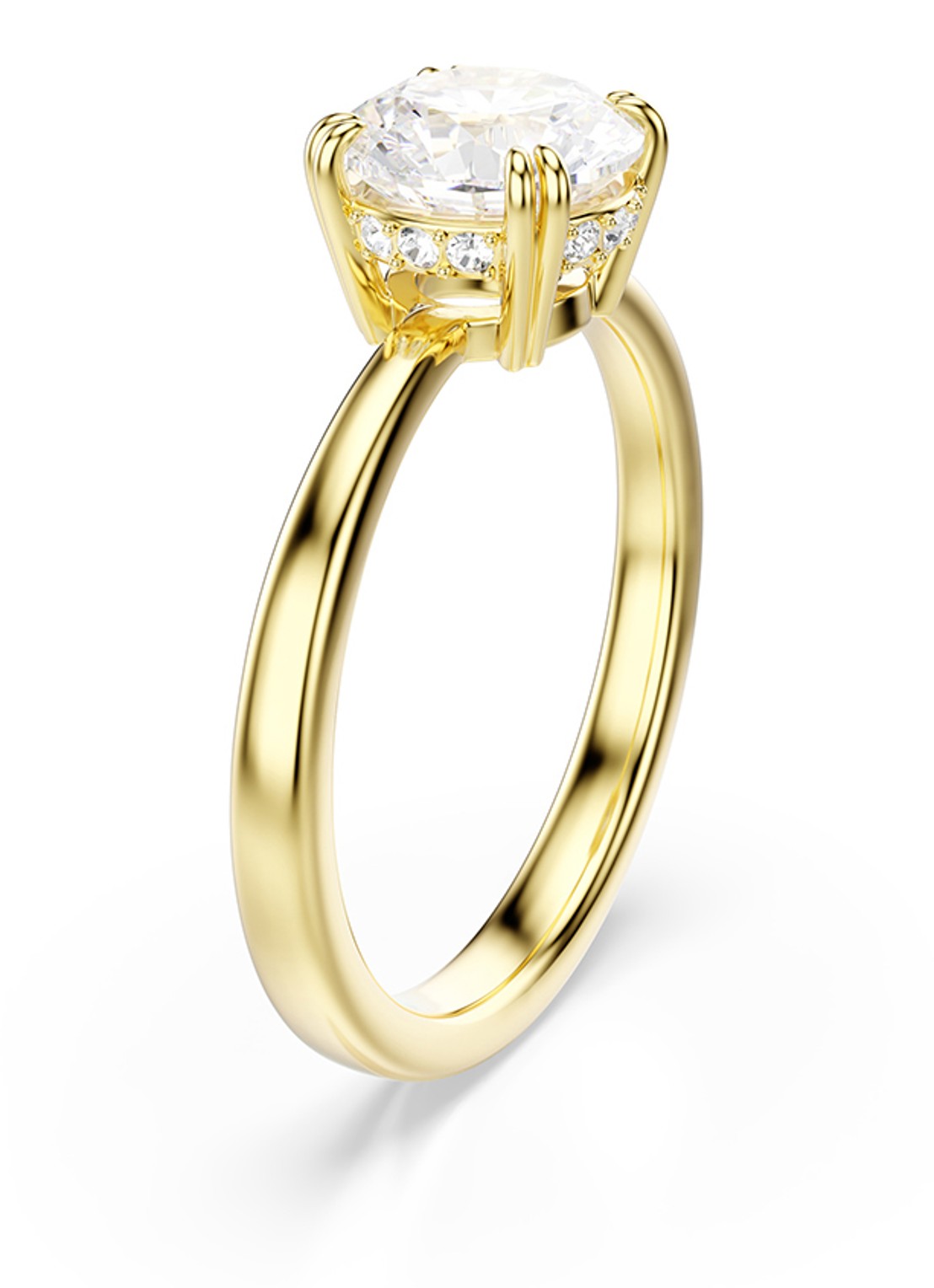 Swarovski Stilla ring met zirkonia 60 - detail 2 goud