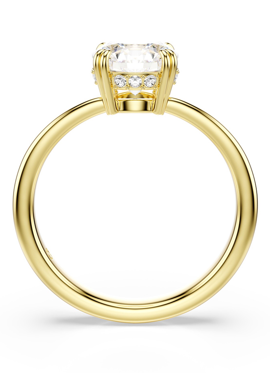 Swarovski Stilla ring met zirkonia 60 - detail 3 goud