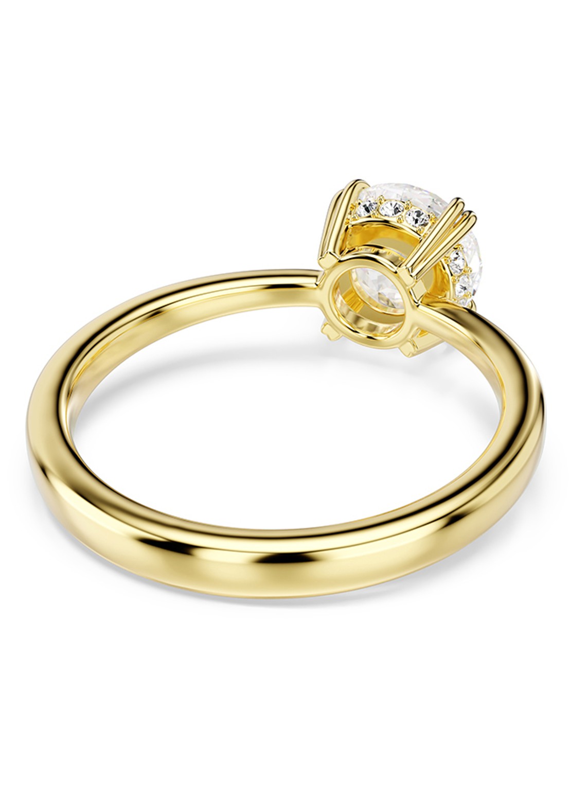 Swarovski Stilla ring met zirkonia 60 - detail 4 goud