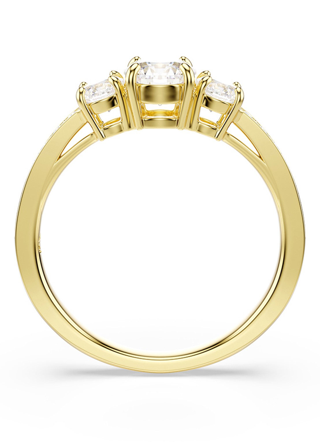 Swarovski Stilla ring verguld 55 - detail 4 goud