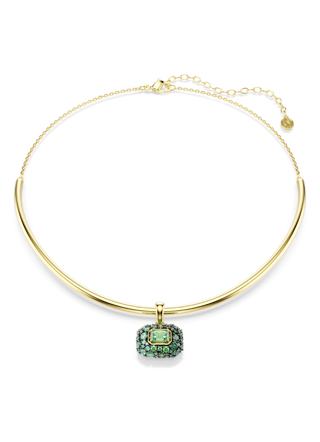 Swarovski Sublima choker verguld - voorkant goud