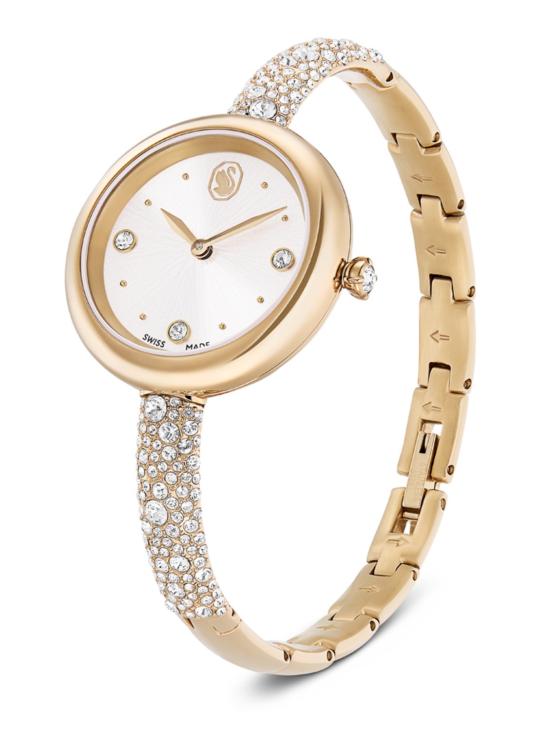 Swarovski Sublima horloge 5734635 - detail goud