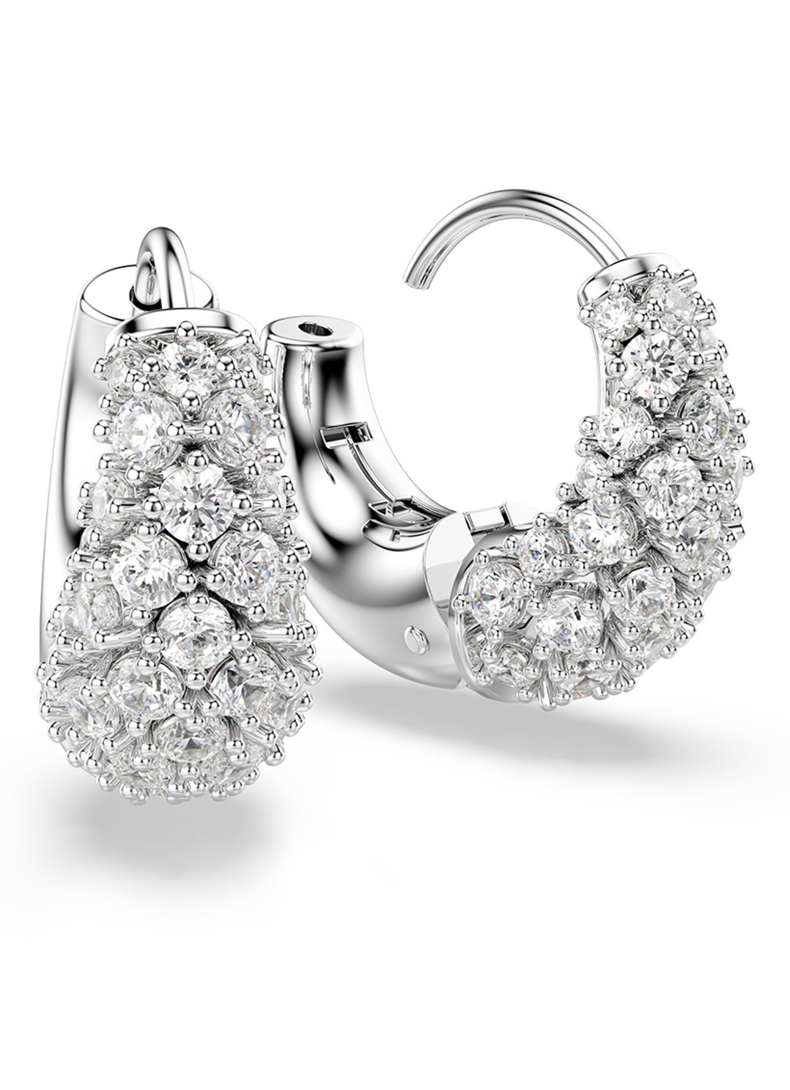 Swarovski Sublima oorringen met zirkonia - detail 2 zilver