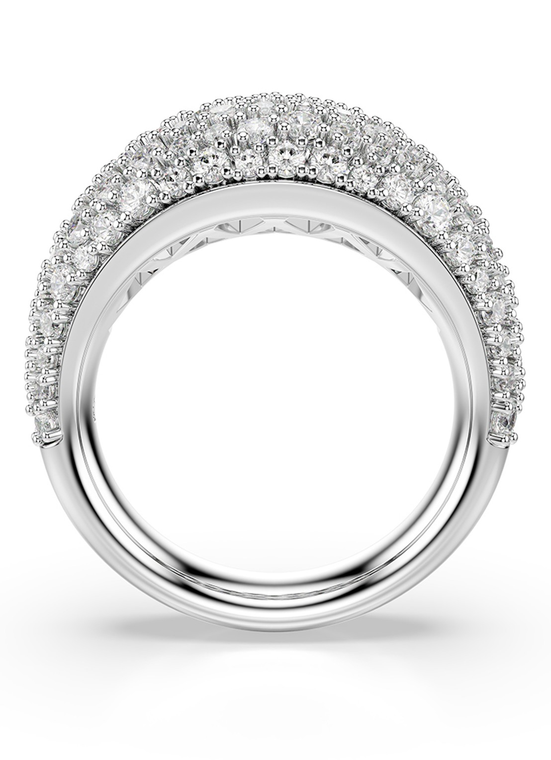 Swarovski Sublima ring met zirkonia 60 - detail 2 zilver