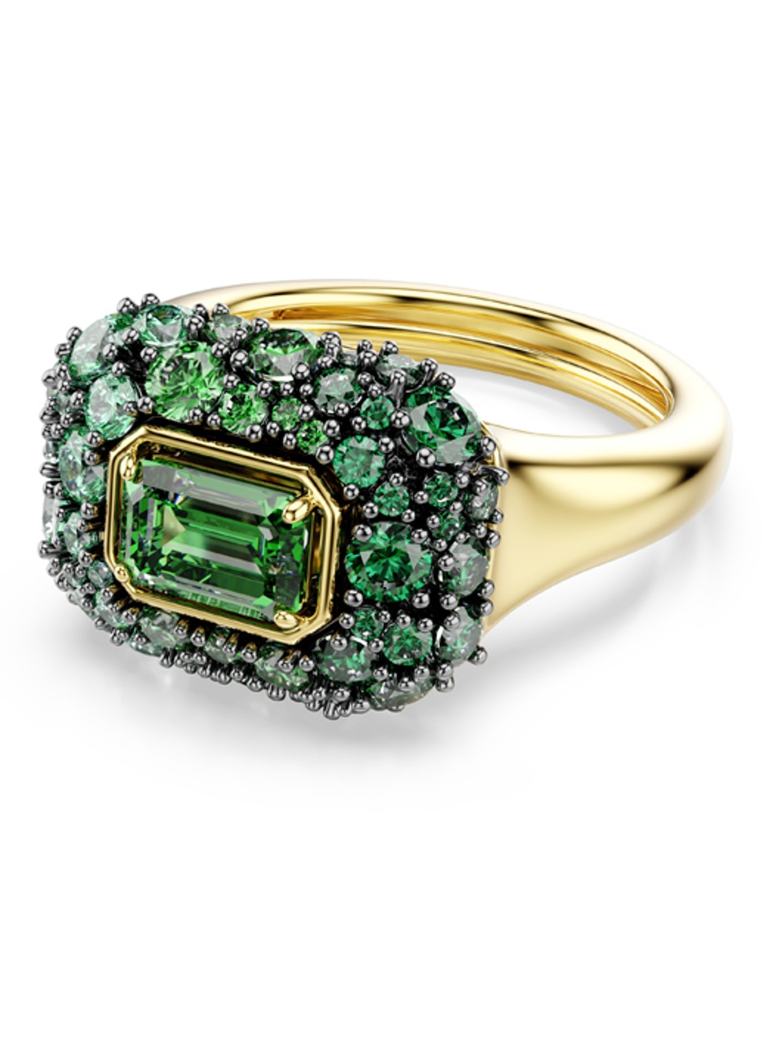 Swarovski Sublima ring verguld 55-60 - voorkant 4 goud