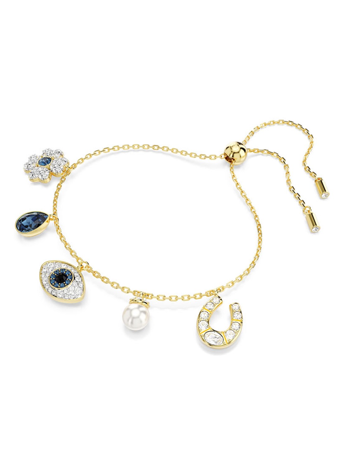 Swarovski Symbolica armband verguld M - detail goud
