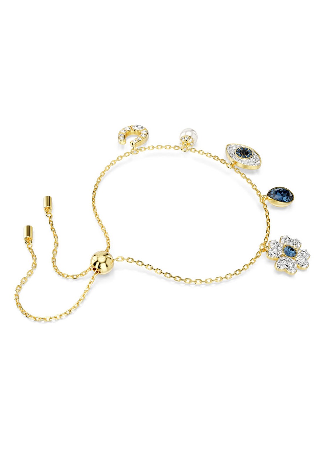 Swarovski Symbolica armband verguld M - detail 3 goud