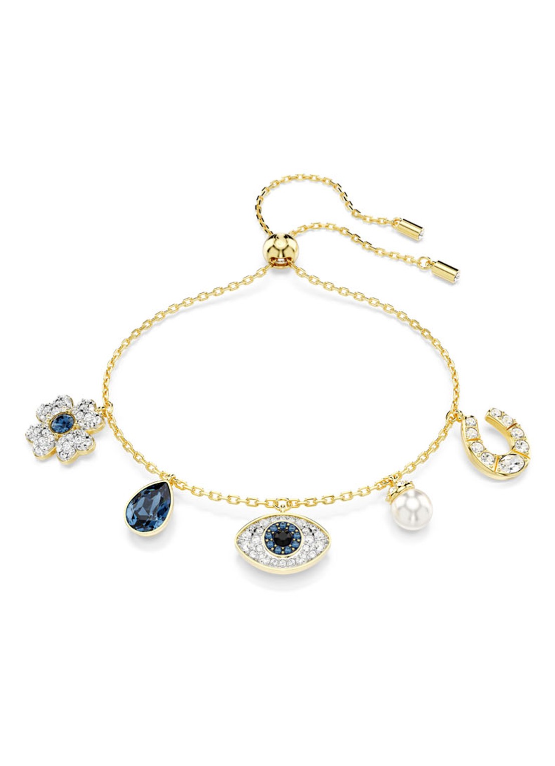 Swarovski Symbolica armband verguld M - voorkant 4 goud
