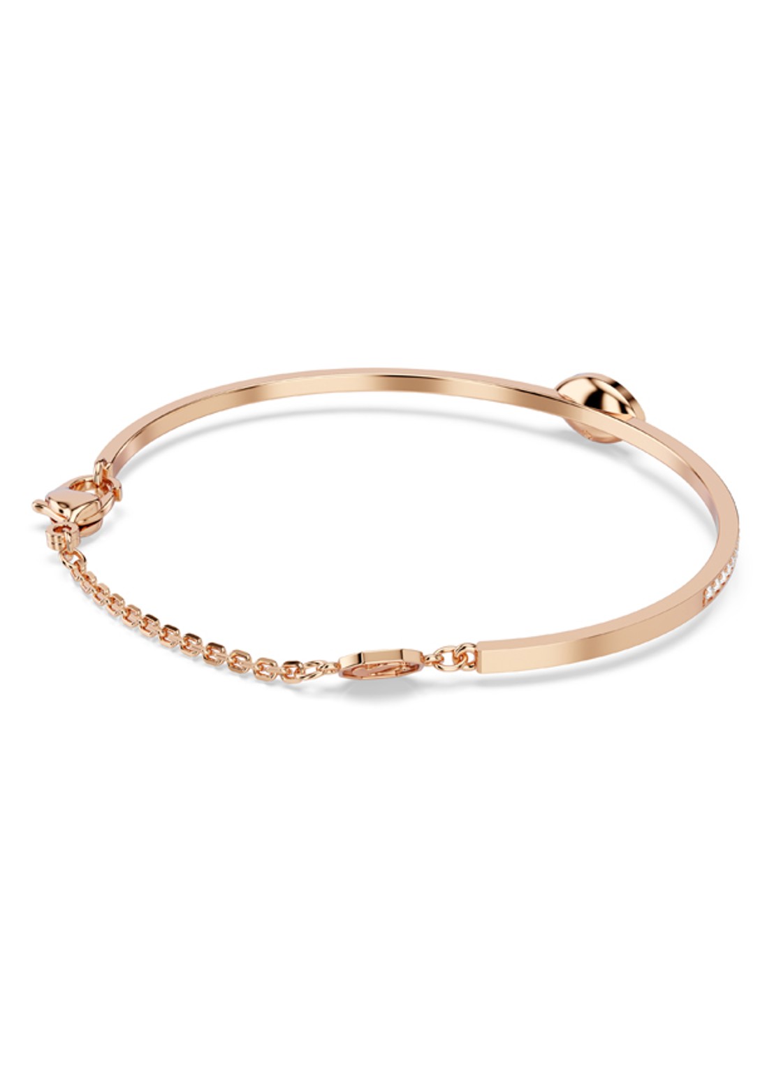 Swarovski Symbolica bangle verguld L - detail 4 roségoud