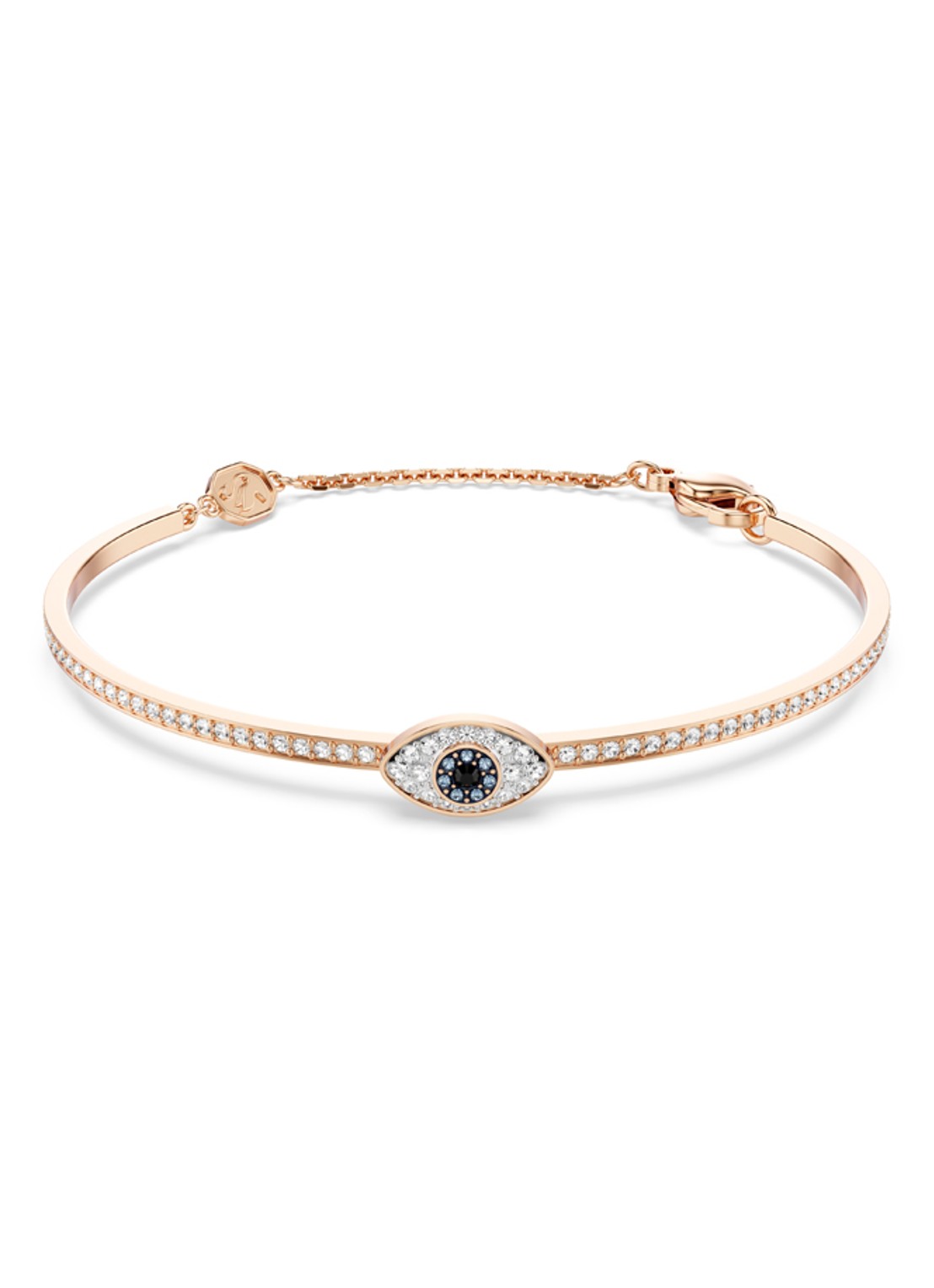 Swarovski Symbolica bangle verguld S - voorkant 5 roségoud