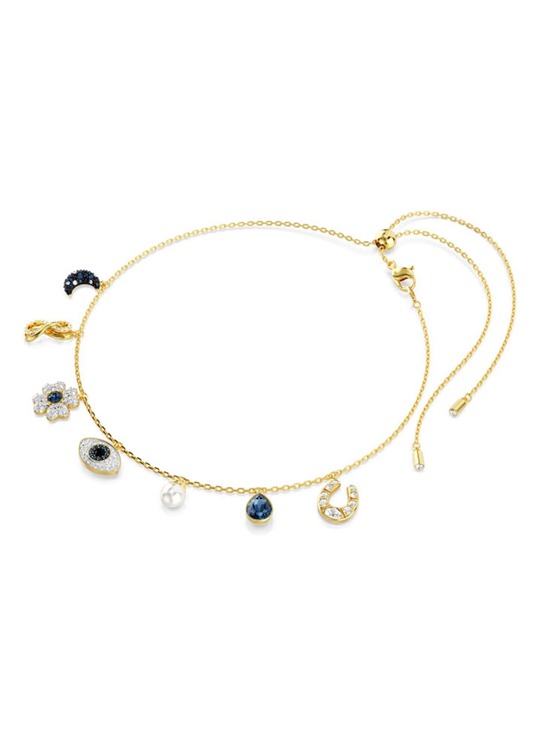 Swarovski Symbolica ketting met kristal - detail 2 goud