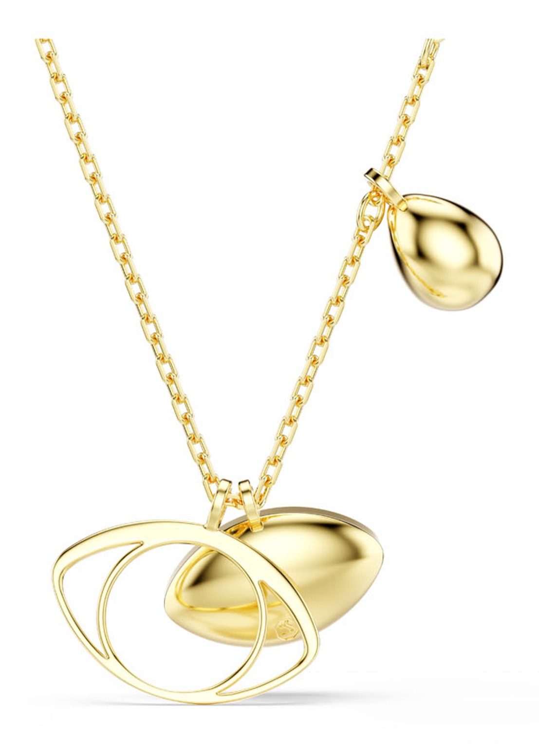 Swarovski Symbolica ketting met kristal - detail 3 goud