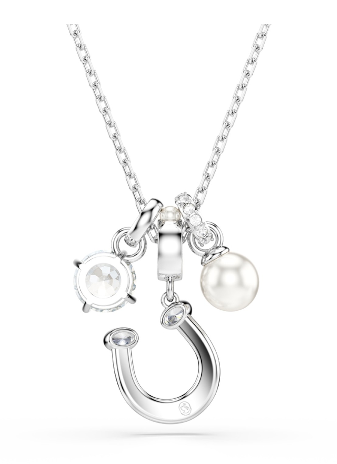 Swarovski Symbolica ketting met kristal - detail 4 zilver