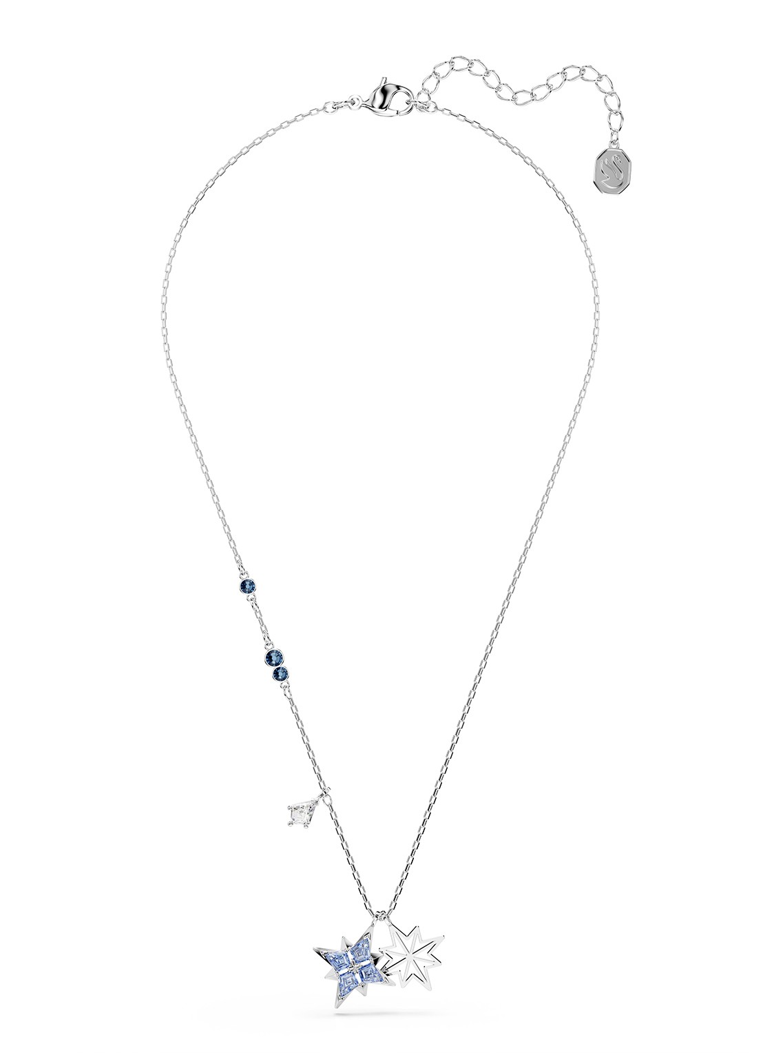 Swarovski Symbolica ketting met zirkonia - detail zilver