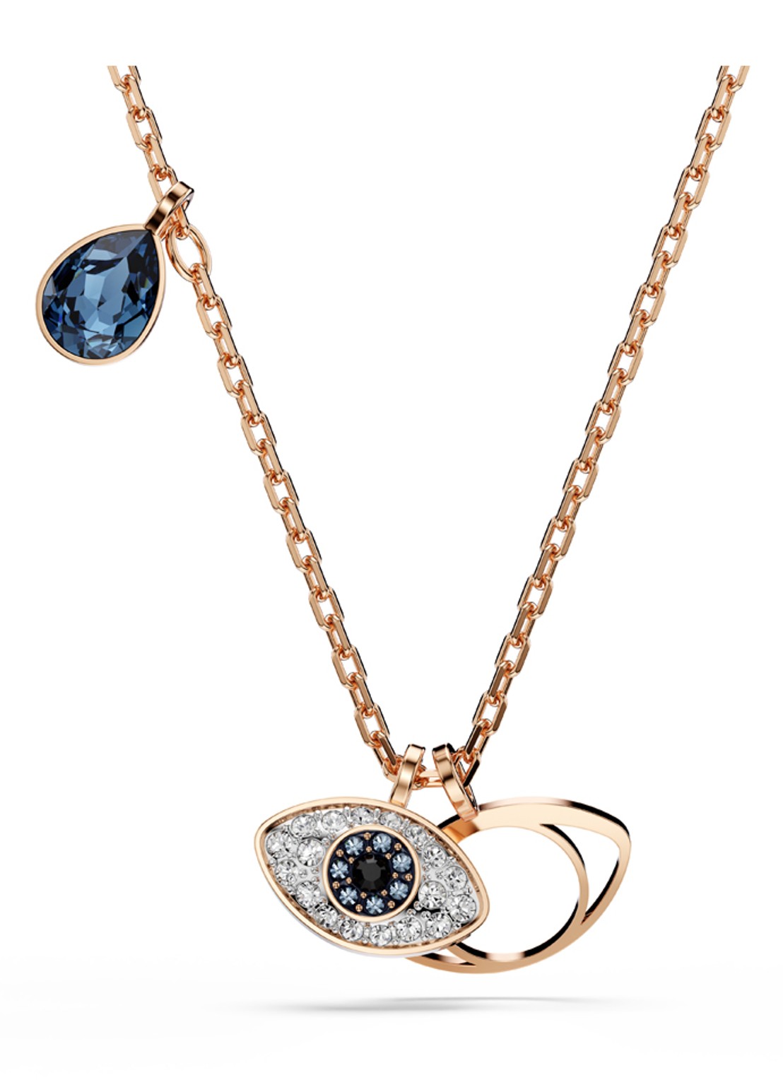 Swarovski Symbolica PEND MUL/ROS - voorkant roségoud