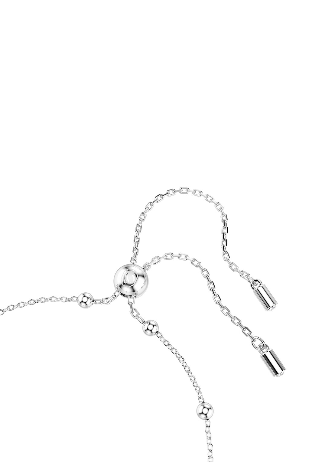 Swarovski Una armband met kristal M - detail 4 zilver