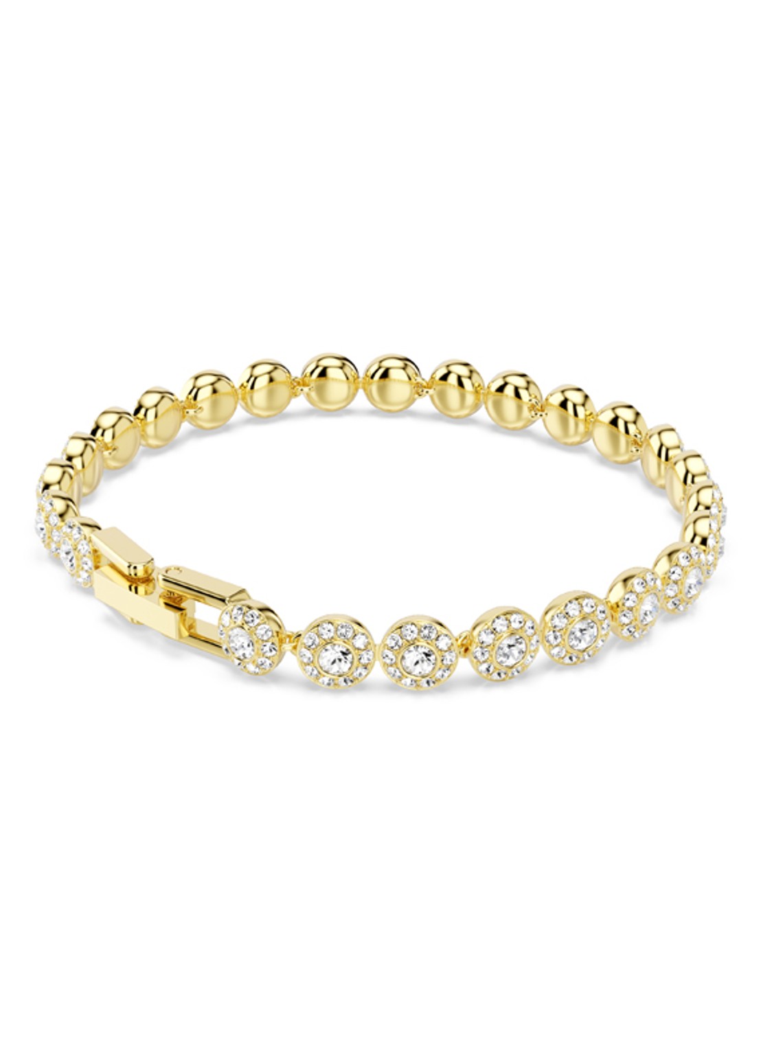Swarovski Una armband verguld S - detail 5 goud