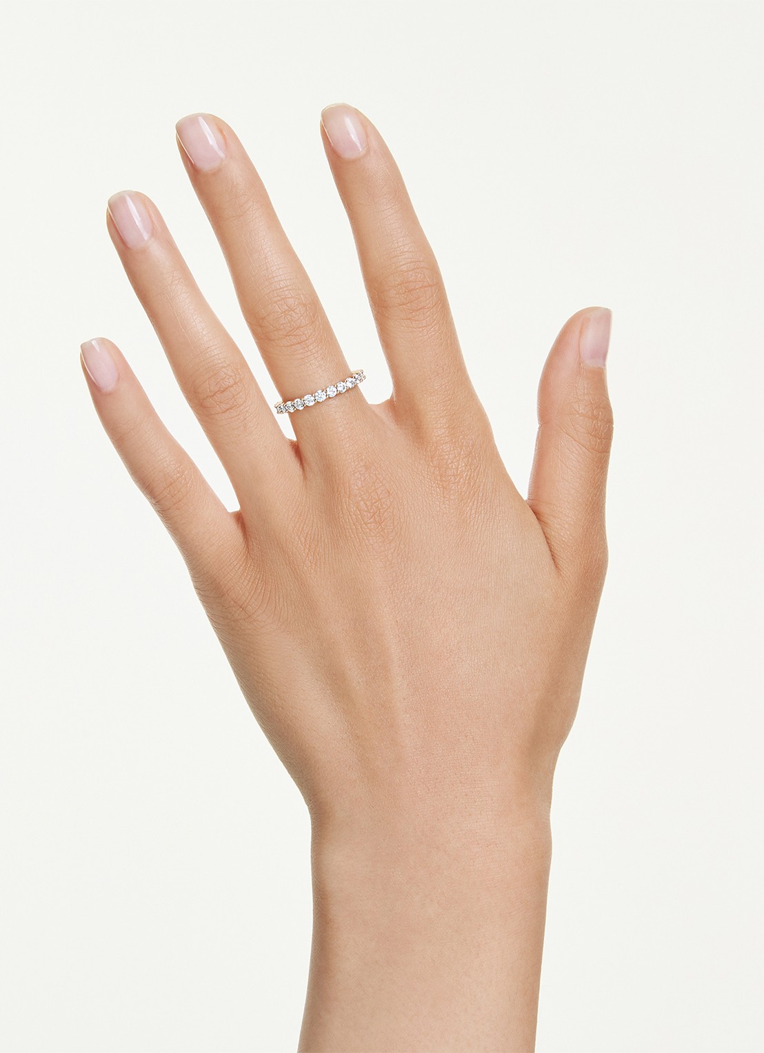 Swarovski Una armband verguld S - detail 6 goud