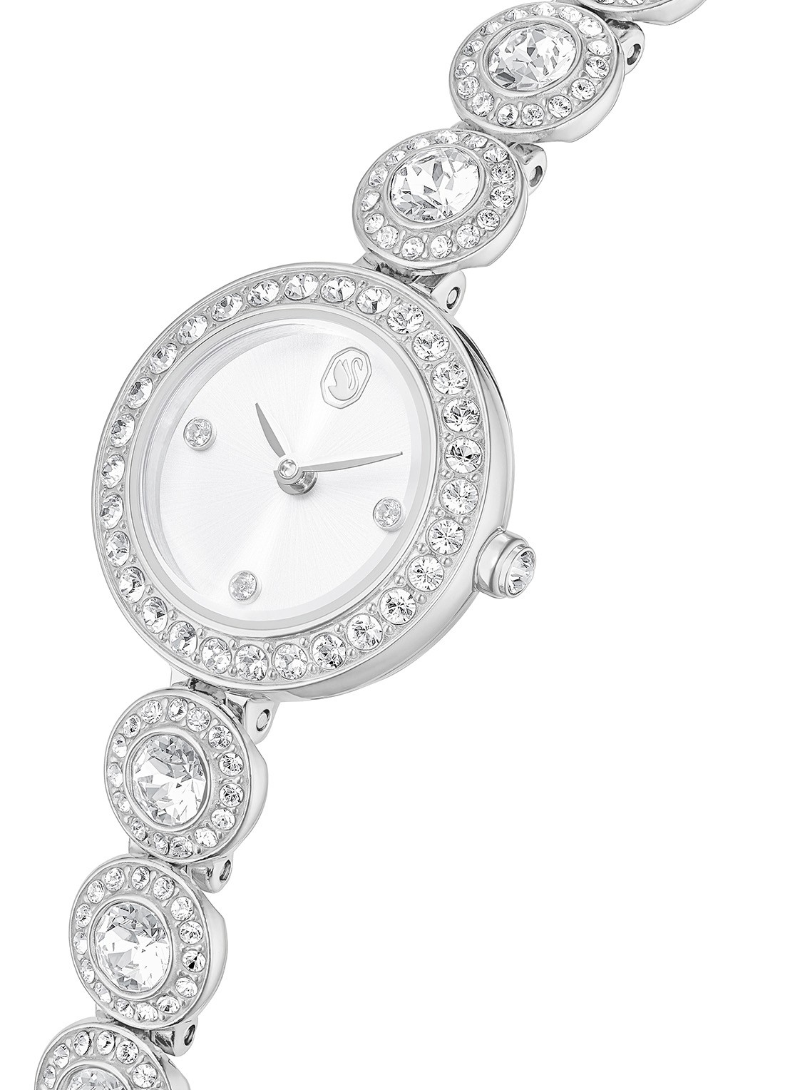 Swarovski Una horloge 5737038 - detail 2 zilver