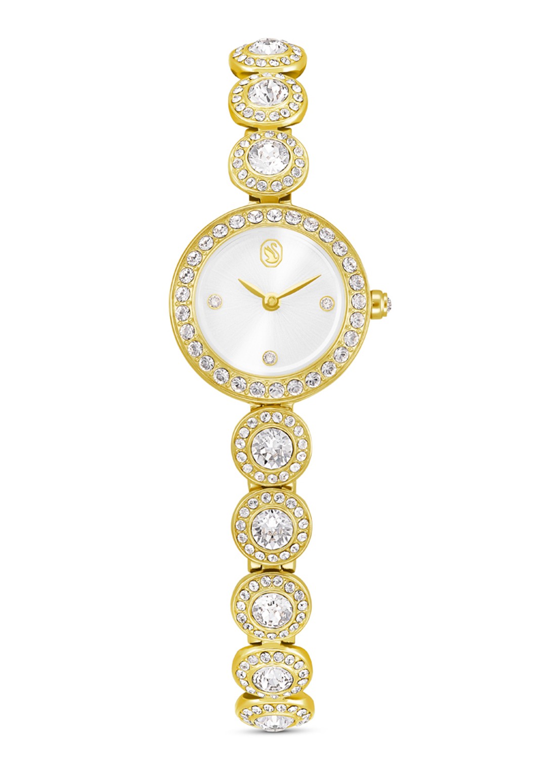 Swarovski Una horloge 5750500 - voorkant goud