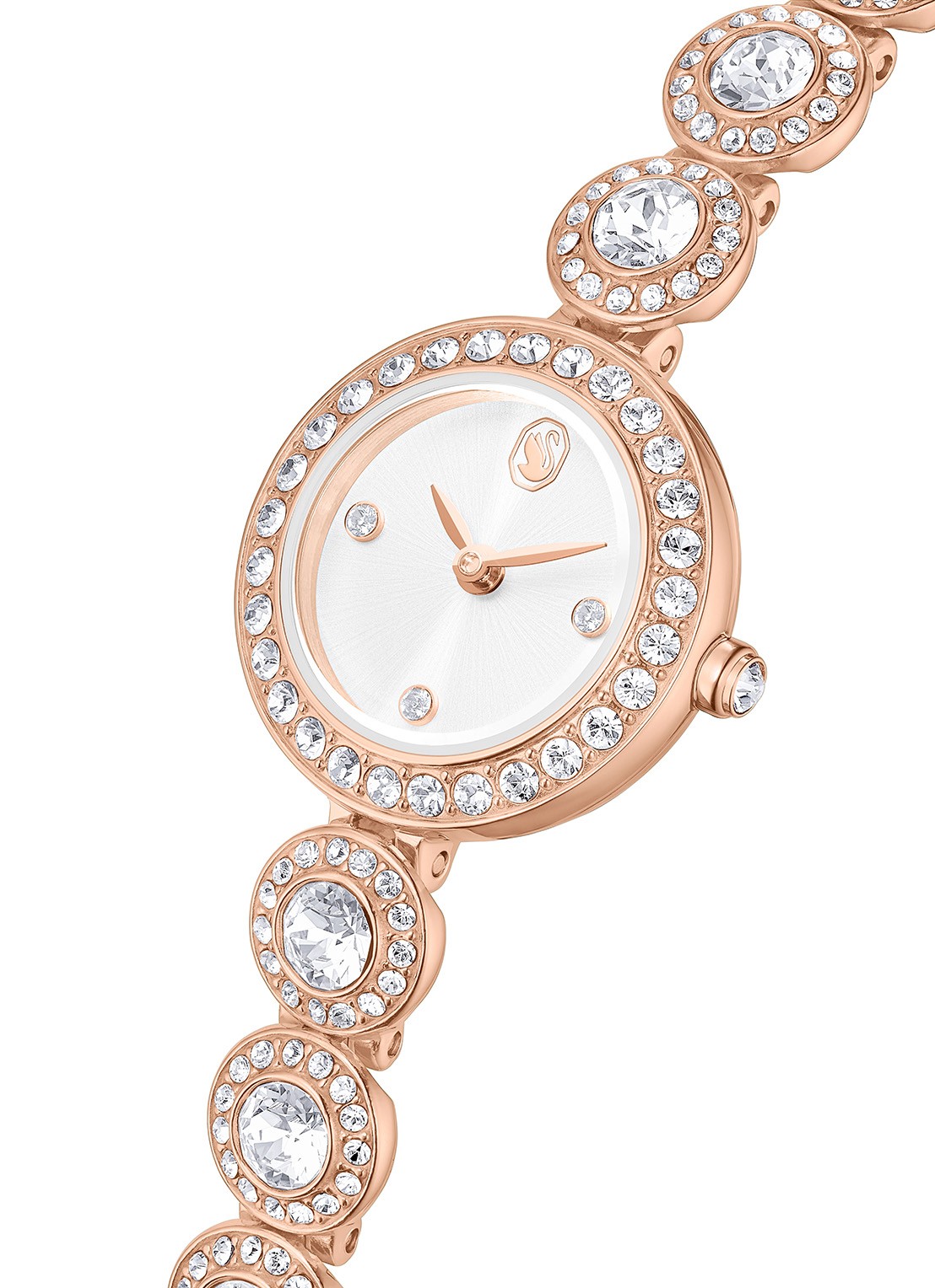 Swarovski Una horloge 5753309  - detail 4 roségoud