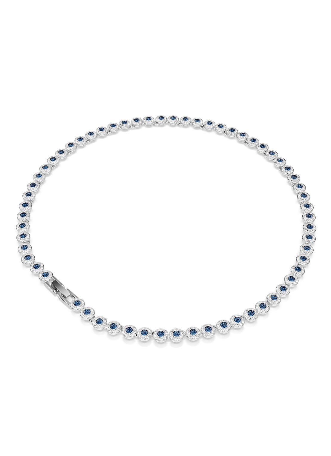Swarovski Una ketting met kristal - detail 4 zilver