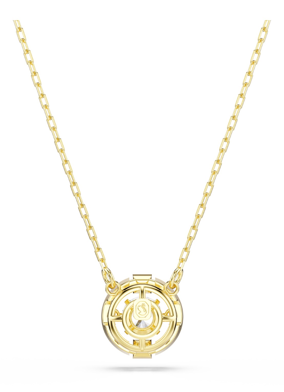 Swarovski Una ketting met kristal - detail 5 goud