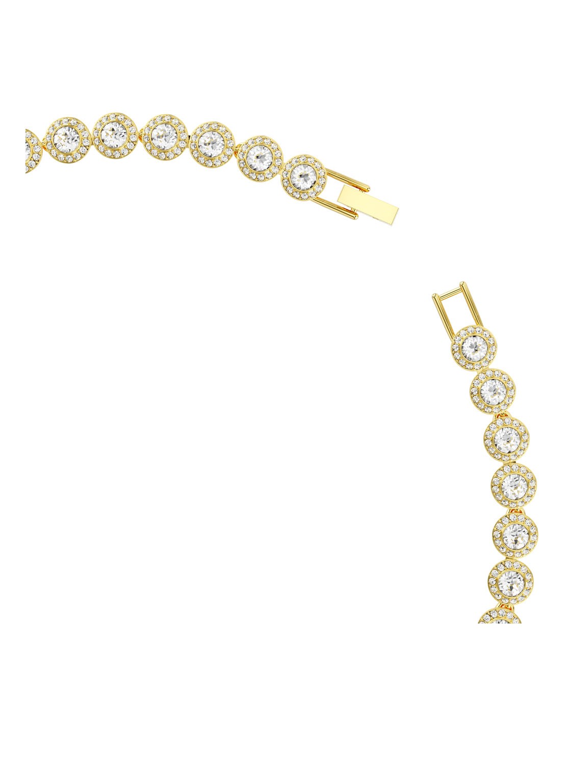 Swarovski Una ketting verguld  - detail 3 goud