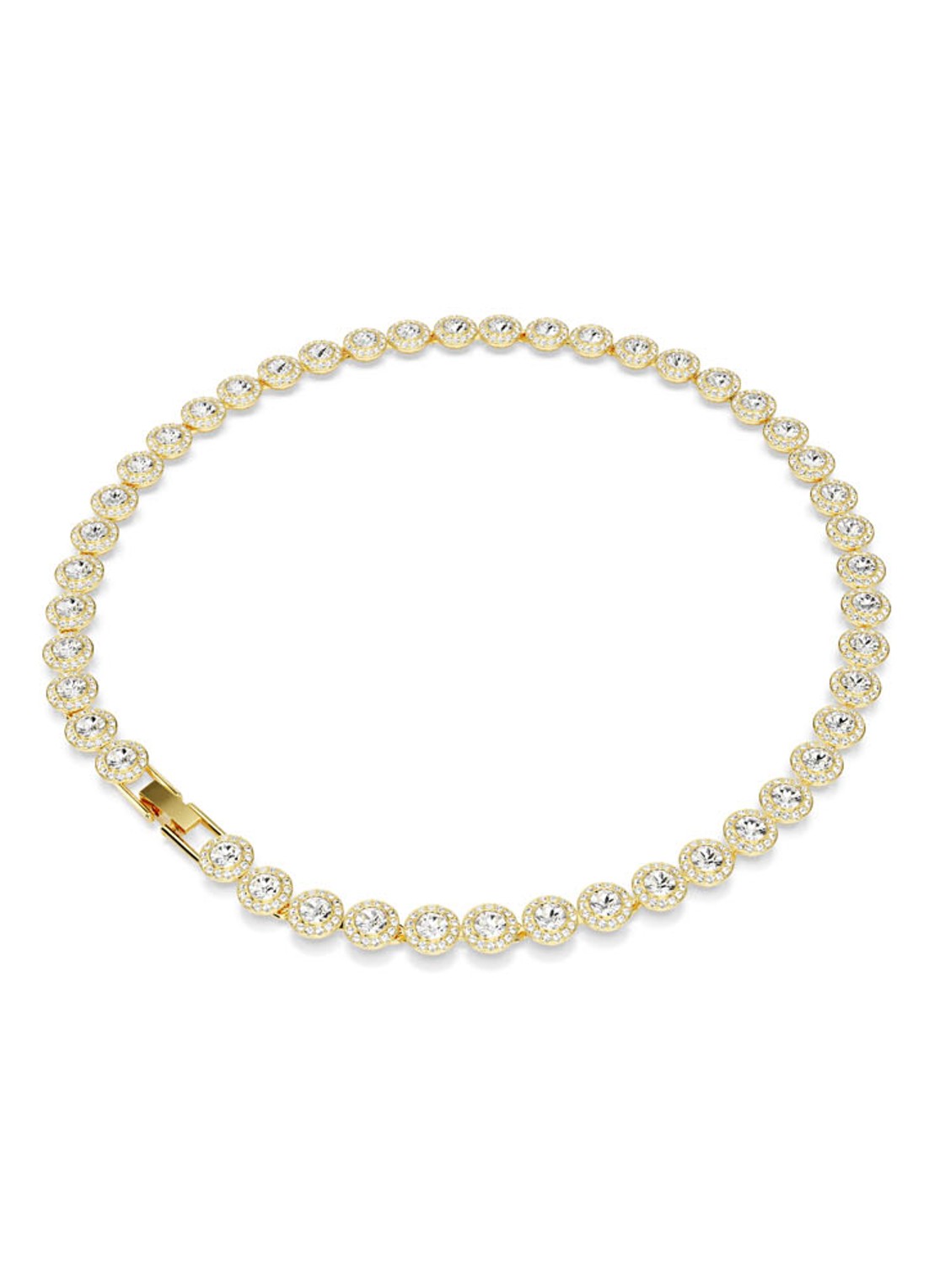 Swarovski Una ketting verguld  - detail 5 goud