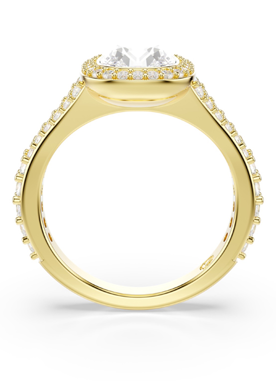 Swarovski Una ring verguld 52 - detail 2 goud